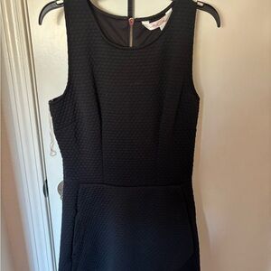 Marilyn Monroe Textured Black Mini Dress